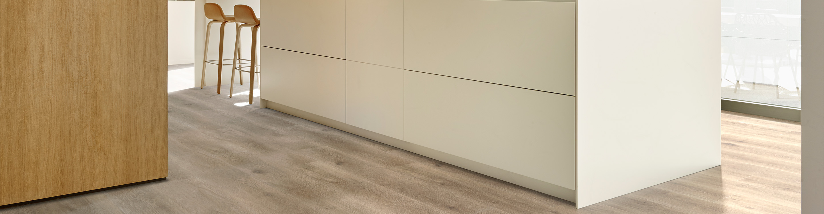 Brown vinyl floor
