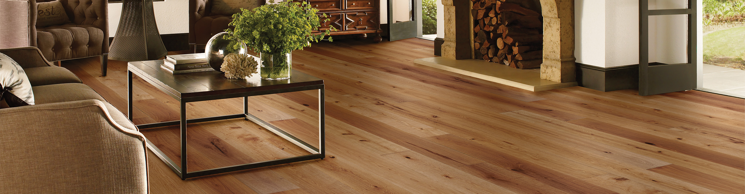 Hardwood in living room