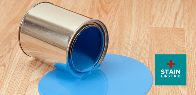 paint stain on carpet