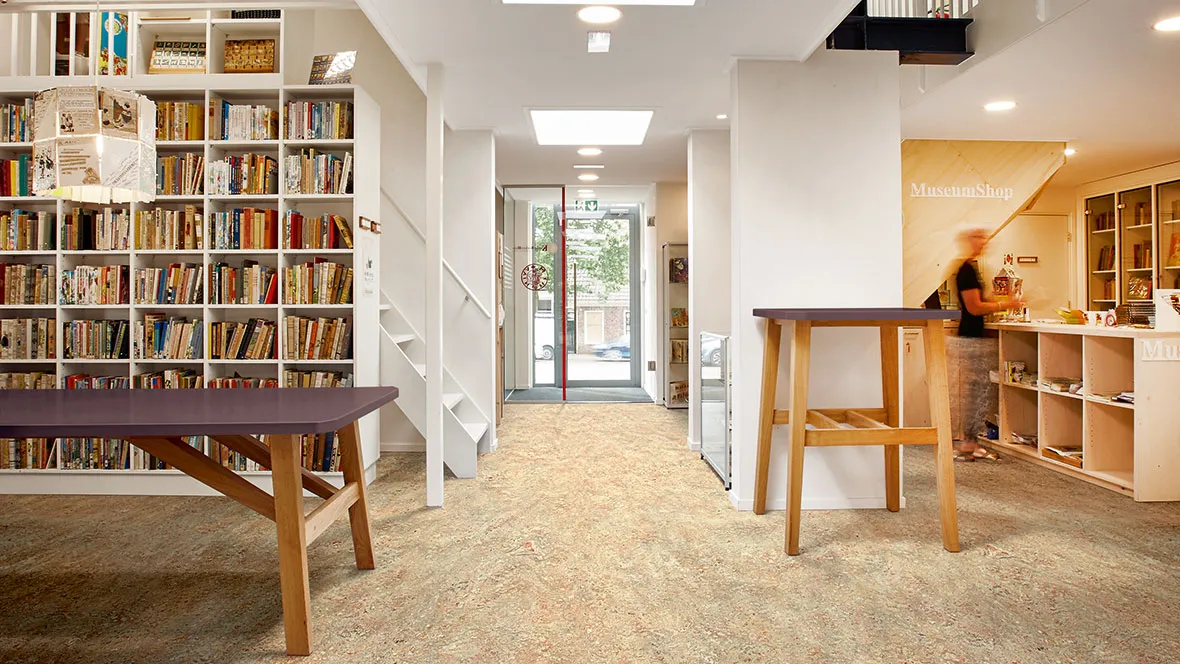 Marmoleum linoleum flooring made from natural materials