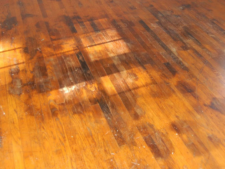 Hardwood that needs refinishing