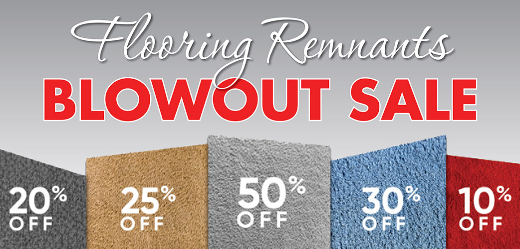 Flooring Remnants Blowout Sale